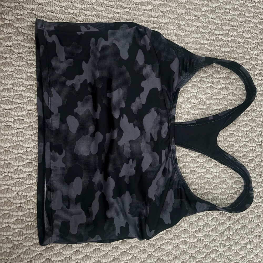 Target Black and Gray Camo Tank Top